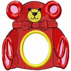 Teddy Embroidery Design 12